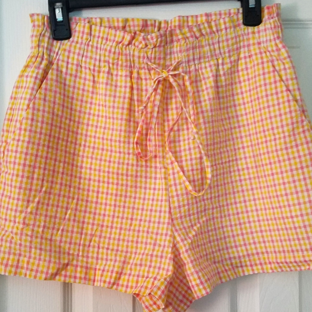 BCBG Generation plaid shorts